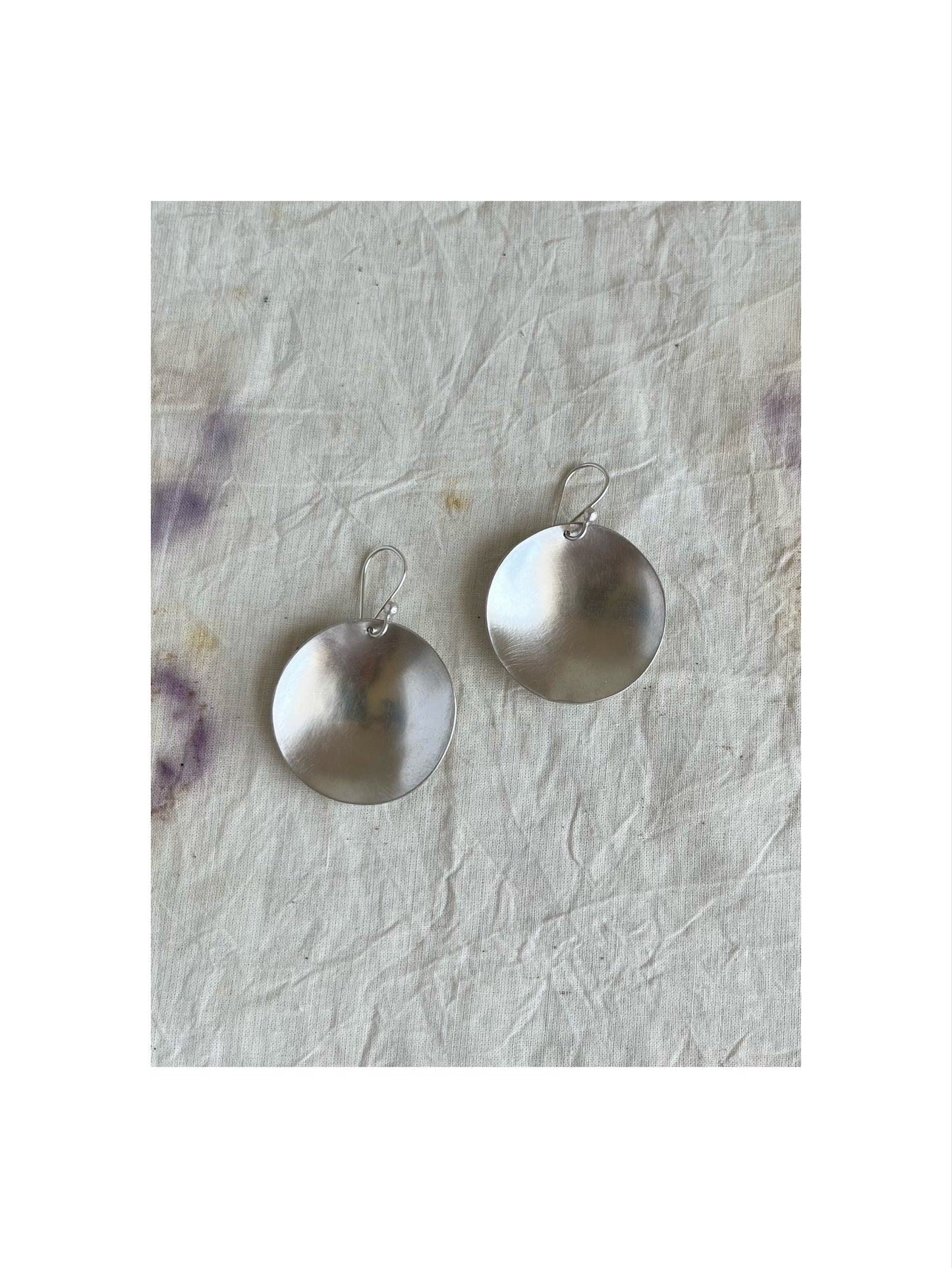 Full Moon drop earrings