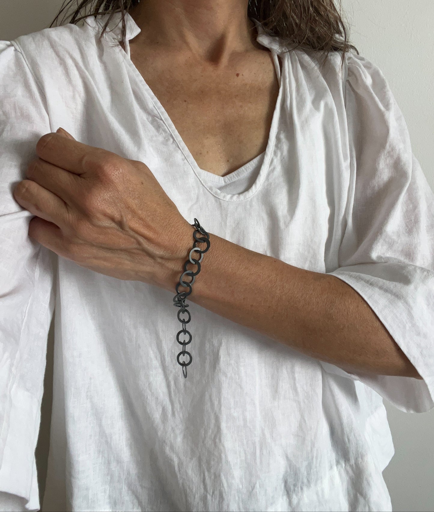 Penelope Bracelet (Oxidised)